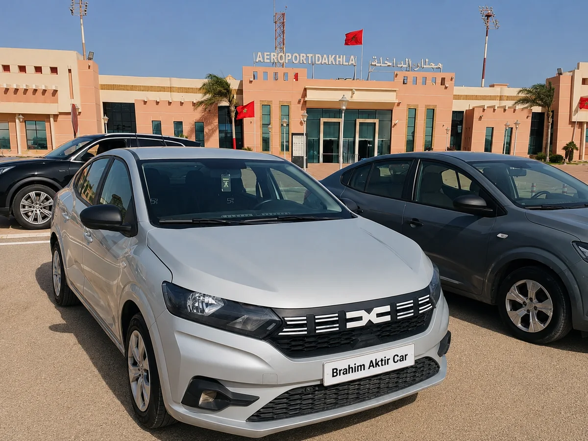 Véhicule de location Brahim Aktir Car photographié à Dakhla