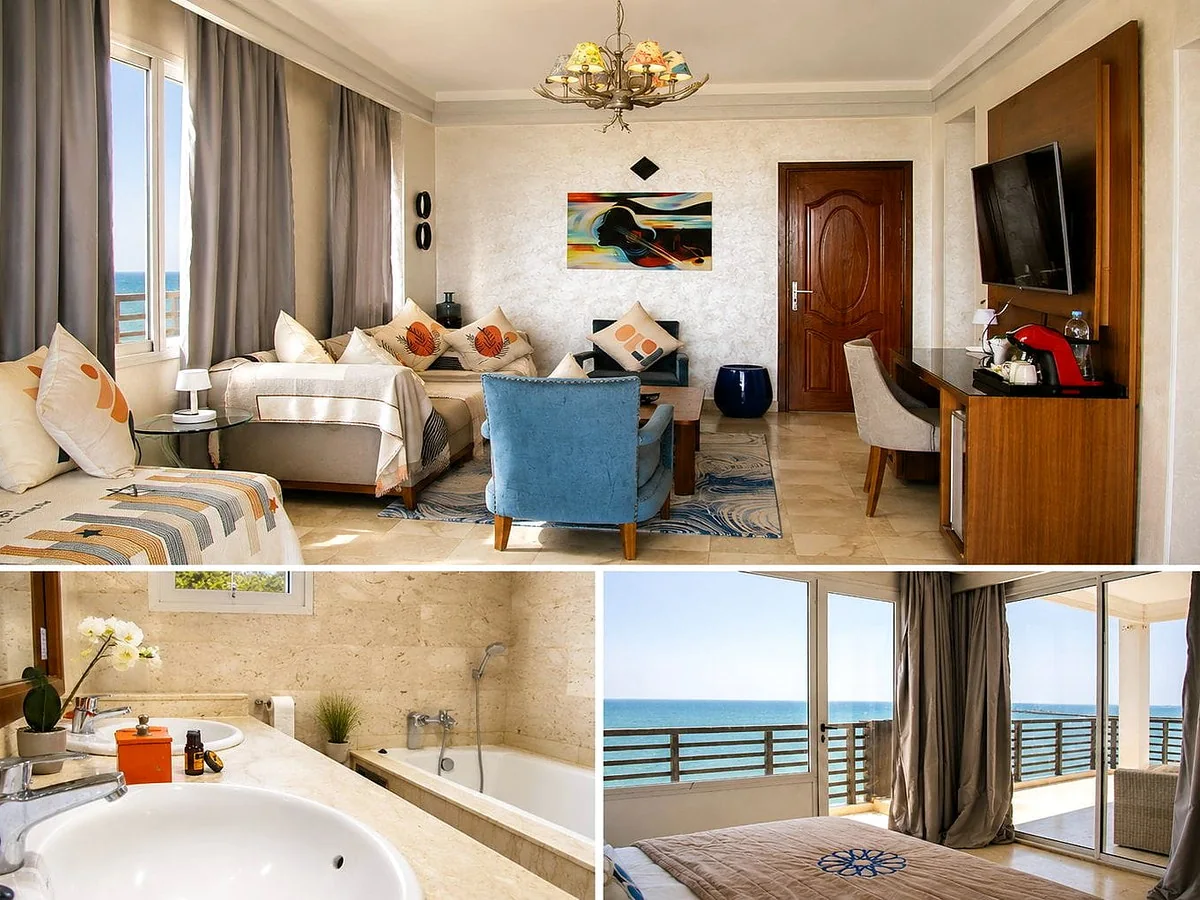 Suite avec salon de Buenavista Hôtel à Dakhla