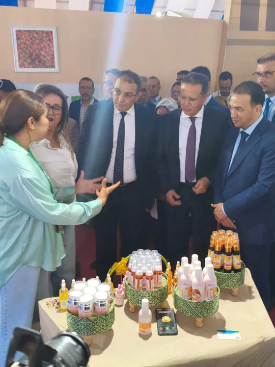 Nada Natural lors d’une exposition de produits naturels