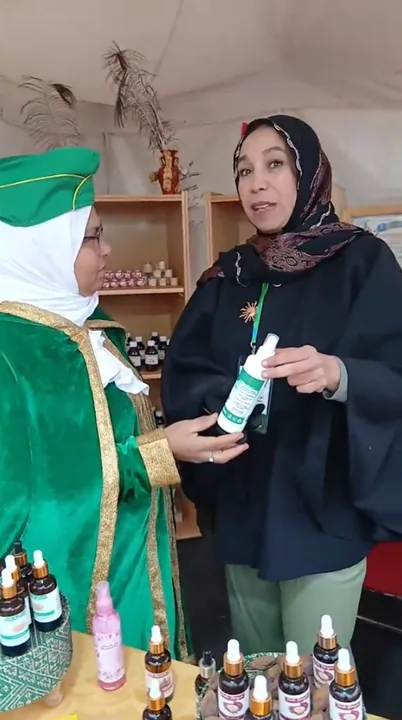 Nada Natural à Souk Sebt Ouled Nemma, présentation de produits naturels