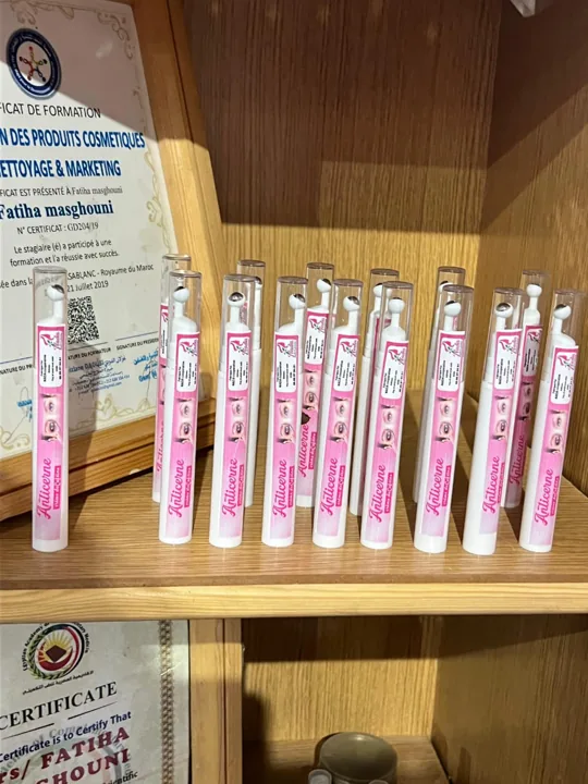 Gamme de produits de soin présentée par Nada Natural