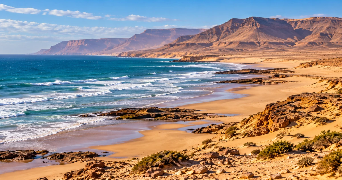 Littoral de Guelmim-Oued Noun, région du Maroc sur MarocPros