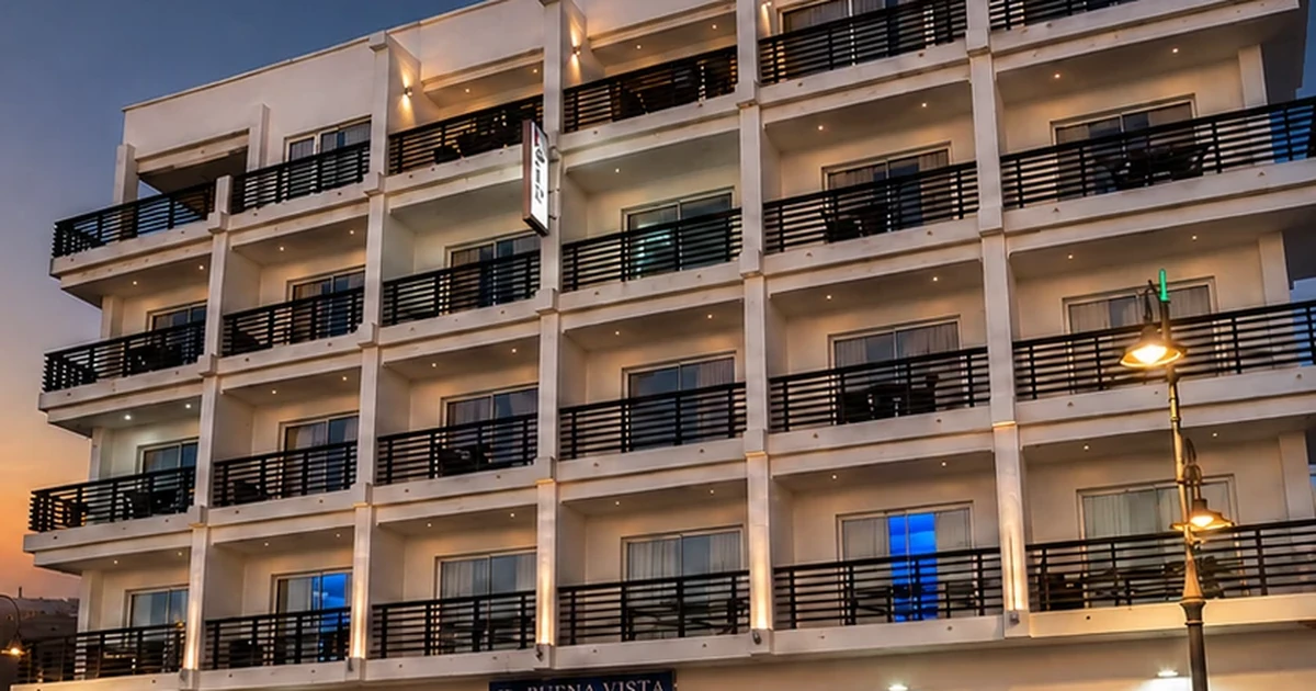 Façade de Buenavista Hôtel à Dakhla