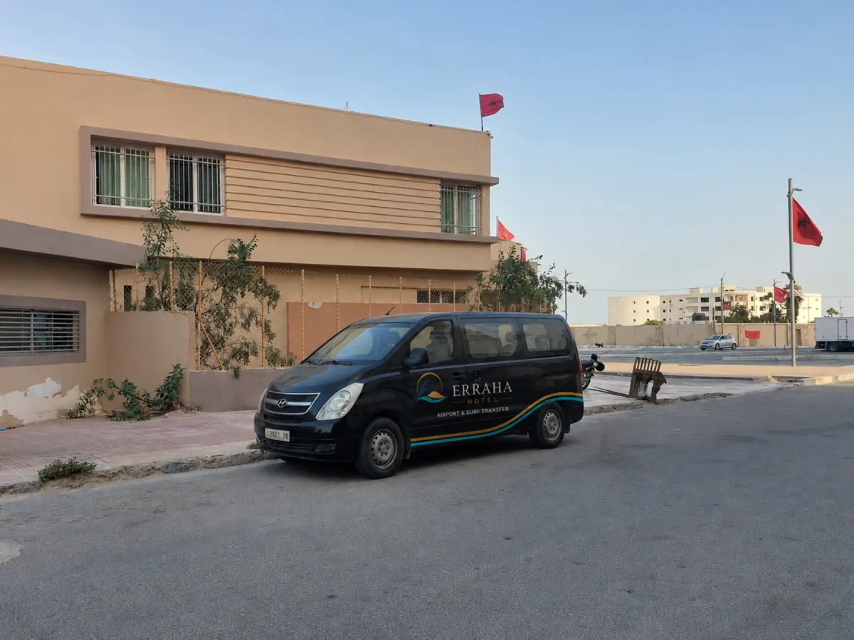 Navette Erraha Hôtel pour les transferts à Dakhla