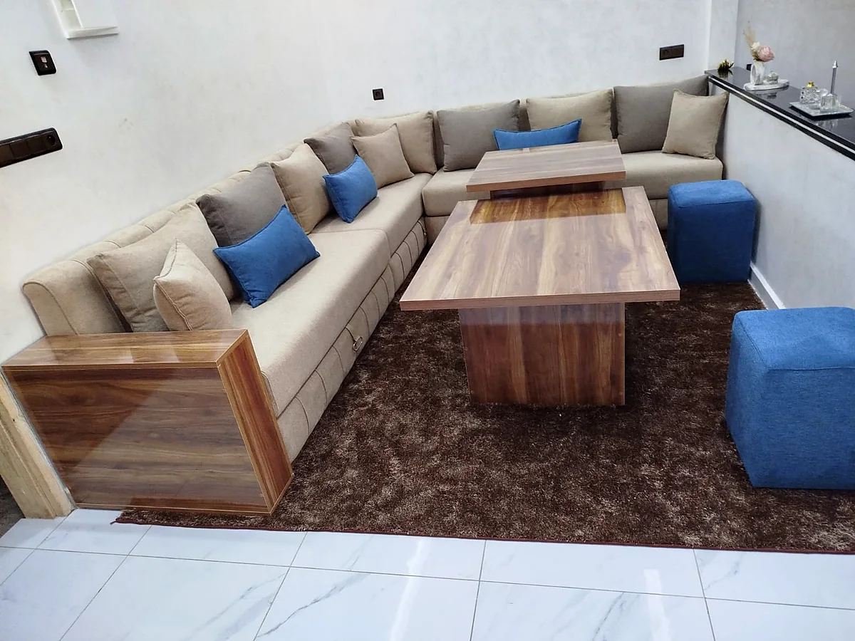Travail d’ameublement présenté par Mafrouchate Al Amal à Dakhla