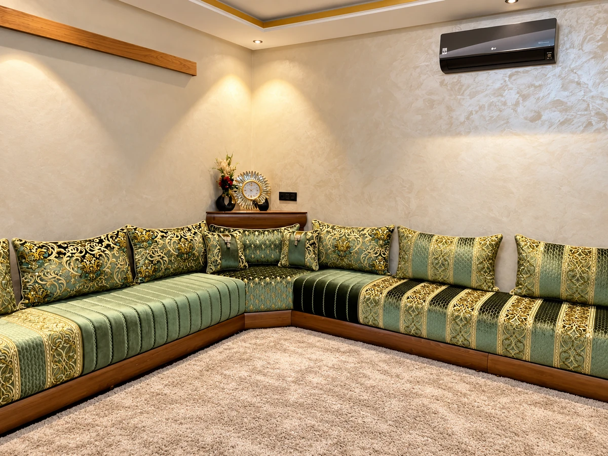 Aménagement intérieur présenté par Tapisserie Saada à Dakhla
