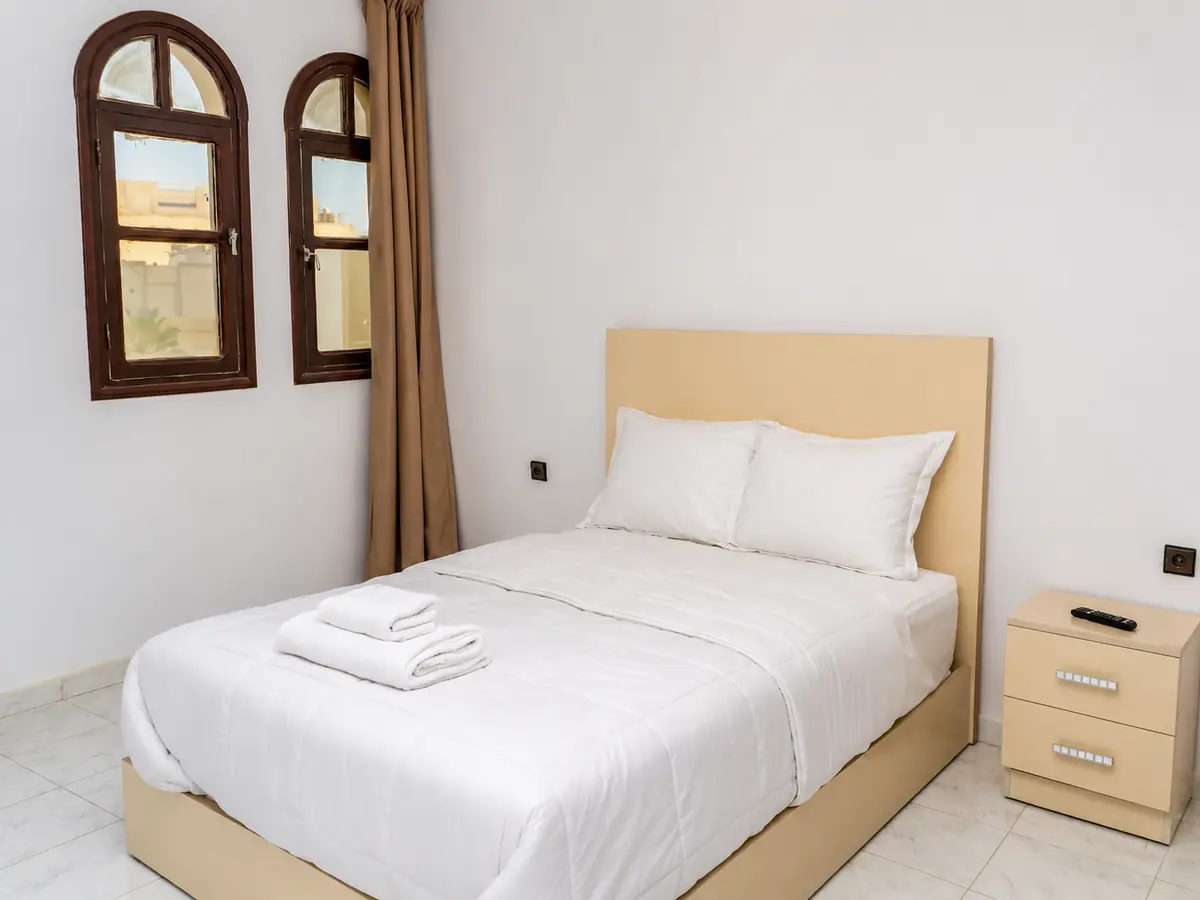 Chambre single de l’Erraha Hôtel Dakhla