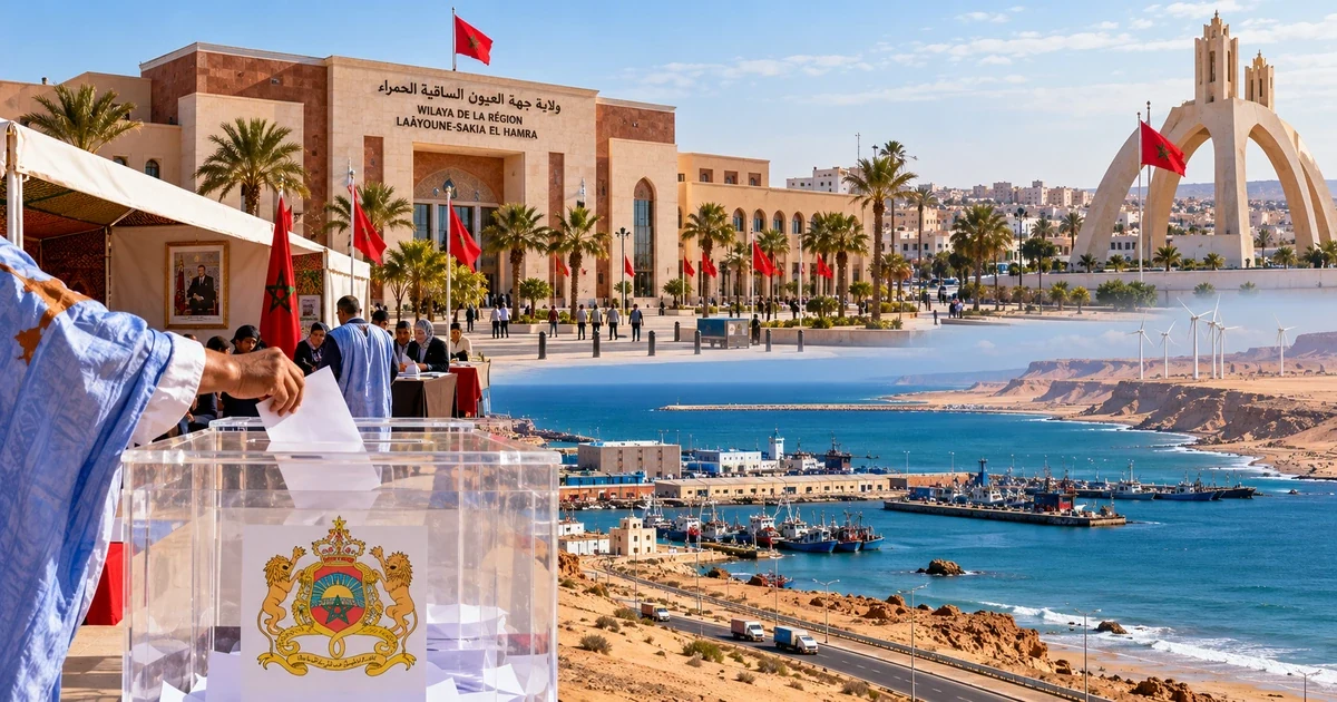 Vue de Laâyoune et de son environnement urbain et économique