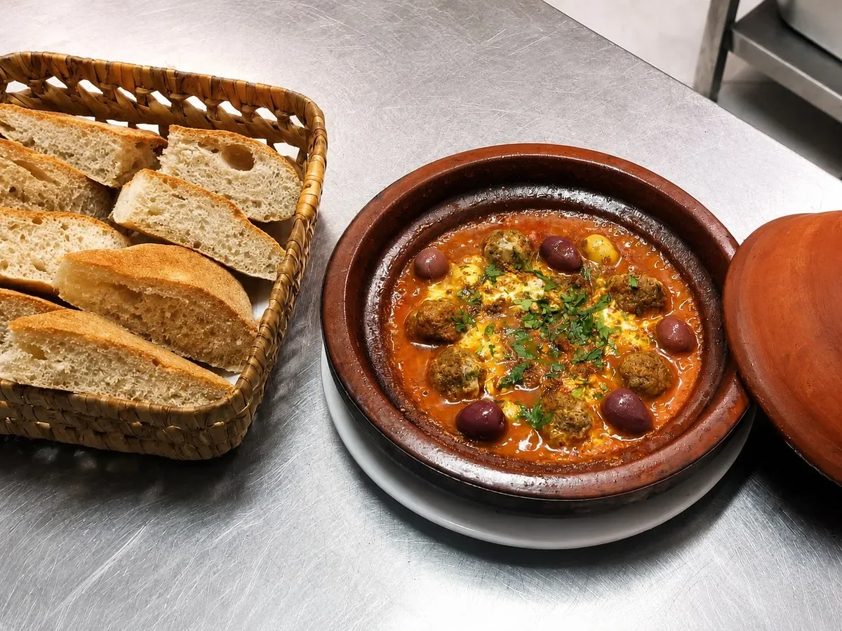 Tajine kefta servi au Restaurant Buenavista à Dakhla